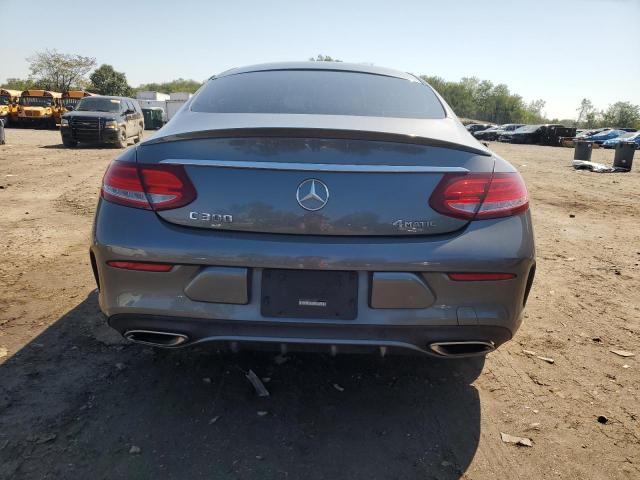 WDDWJ4KB1JF670819 - 2018 MERCEDES-BENZ C 300 4MATIC GRAY photo 6