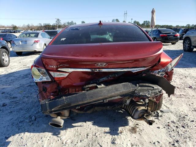 5NPEC4AC4DH548153 - 2013 HYUNDAI SONATA SE RED photo 6