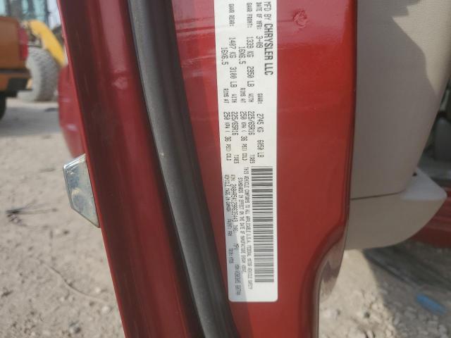 2A8HR54129R635449 - 2009 CHRYSLER TOWN & COU TOURING წითელი ფოტო 13