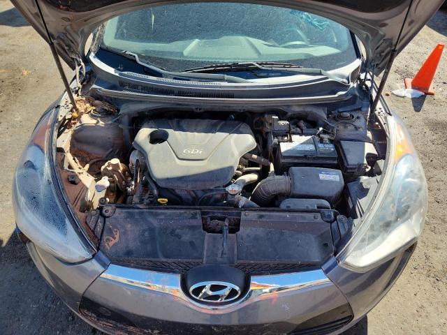 KMHTC6AD5GU256304 - 2016 HYUNDAI VELOSTER ნაცრისფერი ფოტო 11