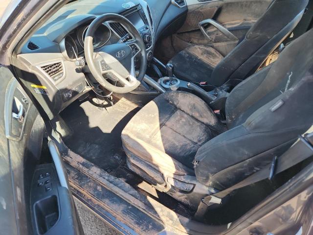 KMHTC6AD5GU256304 - 2016 HYUNDAI VELOSTER ნაცრისფერი ფოტო 7