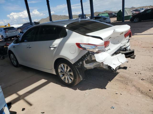 5XXGU4L3XGG035332 - 2016 KIA OPTIMA EX WHITE photo 2