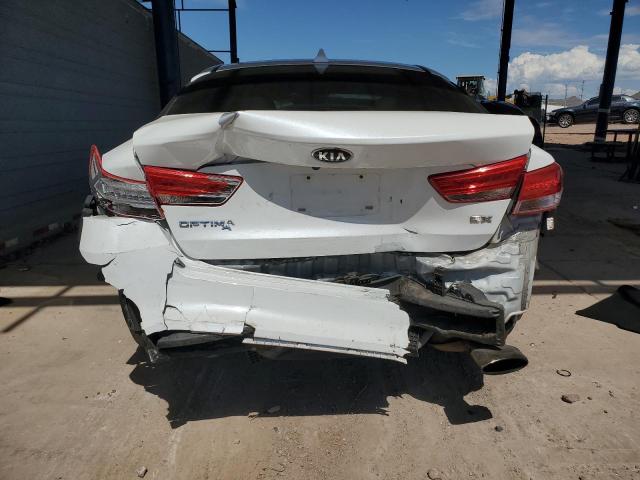 5XXGU4L3XGG035332 - 2016 KIA OPTIMA EX WHITE photo 6