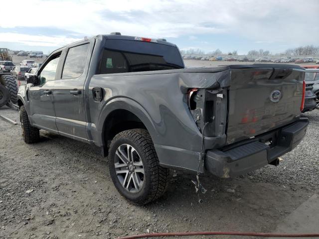 1FTEW1EP4MKE87021 - 2021 FORD F150 SUPERCREW GRAY photo 2