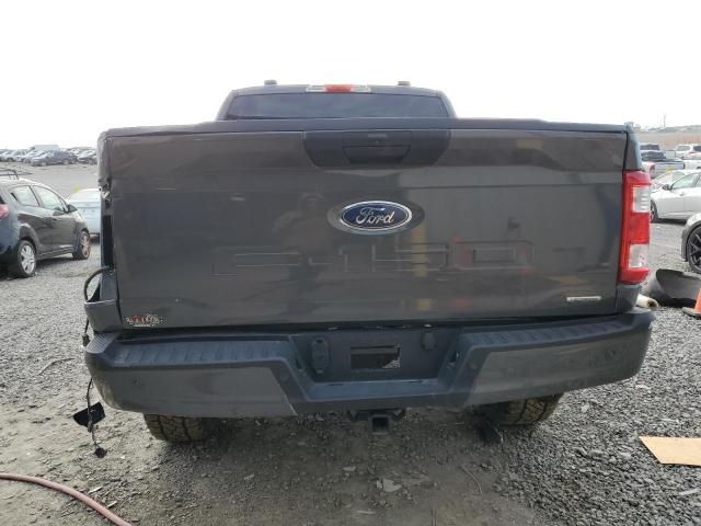 1FTEW1EP4MKE87021 - 2021 FORD F150 SUPERCREW GRAY photo 6