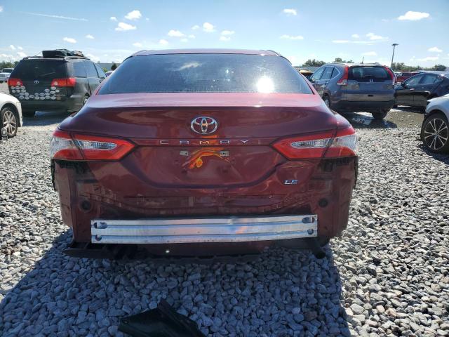 4T1B11HK4JU642695 - 2018 TOYOTA CAMRY L BURGUNDY photo 6