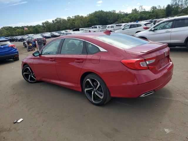 1HGCV1F38JA046436 - 2018 HONDA ACCORD SPORT Красный фото 2