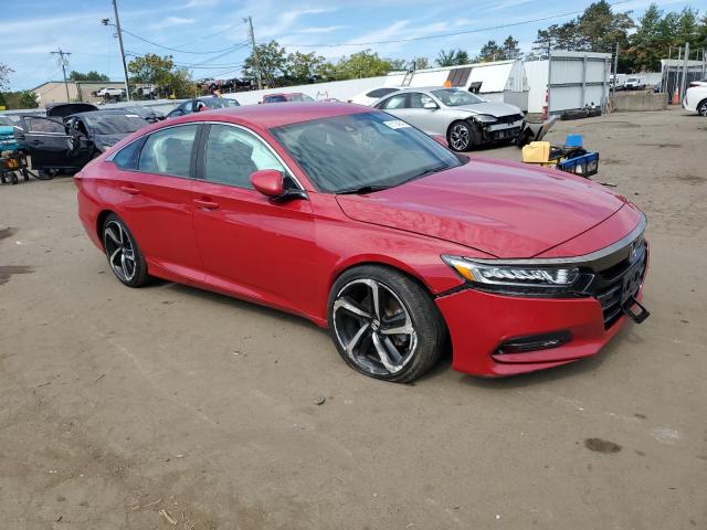 1HGCV1F38JA046436 - 2018 HONDA ACCORD SPORT Красный фото 4