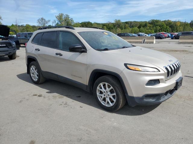 1C4PJLAB3FW782328 - 2015 JEEP CHEROKEE SPORT TAN photo 4