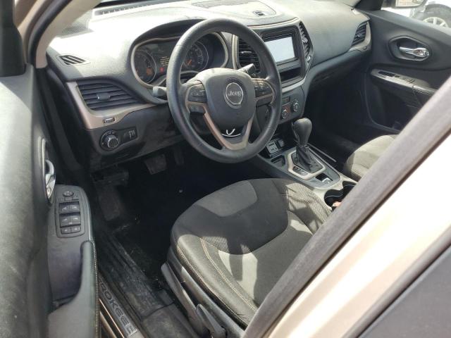 1C4PJLAB3FW782328 - 2015 JEEP CHEROKEE SPORT TAN photo 8