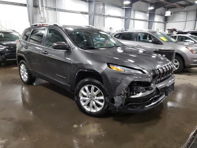 1C4PJMDS1HW505424 - 2017 JEEP CHEROKEE LIMITED GRAY photo 4