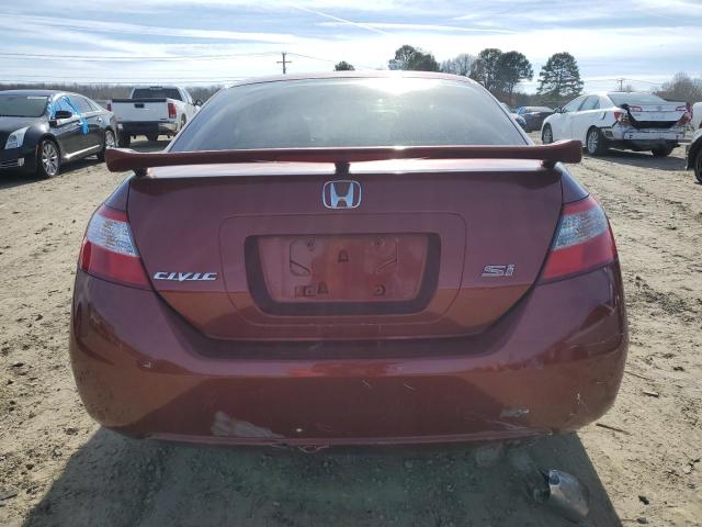 2HGFG21576H700115 - 2006 HONDA CIVIC SI RED photo 6