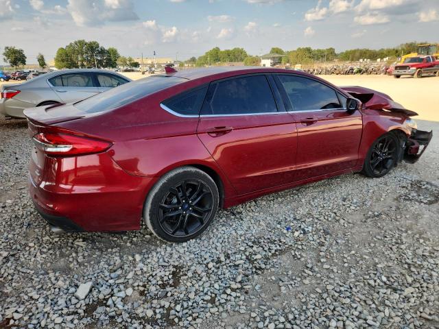 3FA6P0HD9KR162117 - 2019 FORD FUSION SE წითელი ფოტო 3