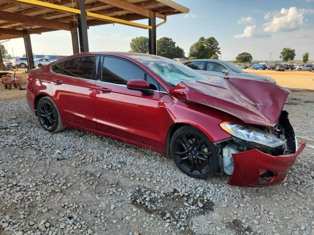 3FA6P0HD9KR162117 - 2019 FORD FUSION SE წითელი ფოტო 4