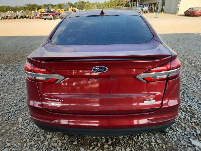 3FA6P0HD9KR162117 - 2019 FORD FUSION SE წითელი ფოტო 6
