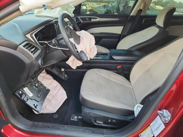 3FA6P0HD9KR162117 - 2019 FORD FUSION SE წითელი ფოტო 7