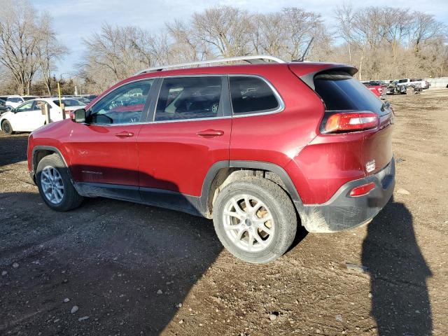 1C4PJMCB9EW230625 - 2014 JEEP CHEROKEE LATITUDE RED photo 2