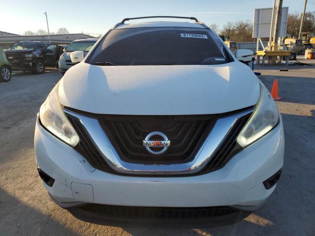 5N1AZ2MG8HN106901 - 2017 NISSAN MURANO S WHITE photo 5