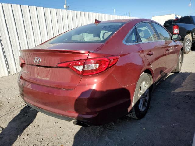 5NPE24AF3FH039297 - 2015 HYUNDAI SONATA SE RED photo 3