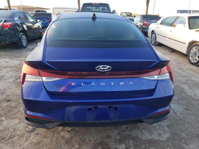 KMHLM4AG0NU257675 - 2022 HYUNDAI ELANTRA SEL BLUE photo 6