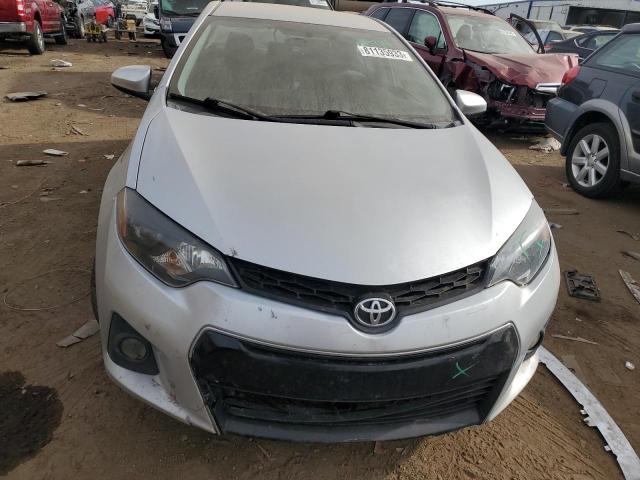 2T1BURHE8EC203300 - 2014 TOYOTA COROLLA L SILVER photo 5