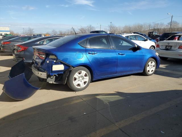 1C3CDFAH3DD306363 - 2013 DODGE DART SE BLUE photo 3