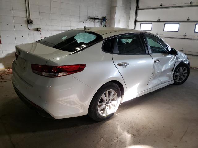 KNAGT4L33J5216459 - 2018 KIA OPTIMA LX WHITE photo 3