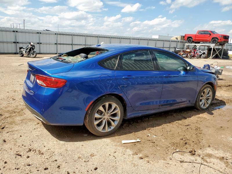 1C3CCCBB5FN693104 - 2015 CHRYSLER 200 S BLUE photo 3
