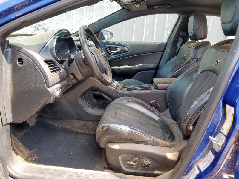 1C3CCCBB5FN693104 - 2015 CHRYSLER 200 S BLUE photo 7