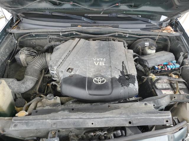 5TELU42N59Z623967 - 2009 TOYOTA TACOMA DOUBLE CAB 绿色 照片 11