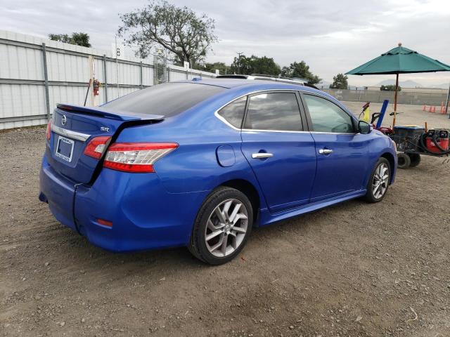 3N1AB7AP0FY365606 - 2015 NISSAN SENTRA S BLUE photo 3