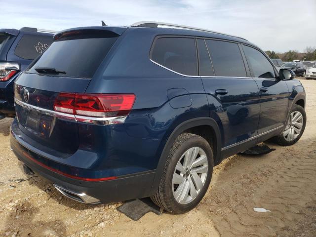 1V2ER2CA7MC529833 - 2021 VOLKSWAGEN ATLAS SEL BLUE photo 3