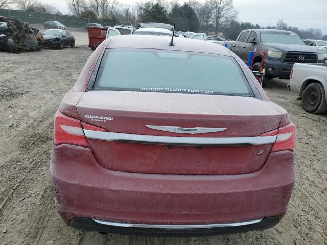 1C3BC8FGXBN567412 - 2011 CHRYSLER 200 S BURGUNDY photo 6