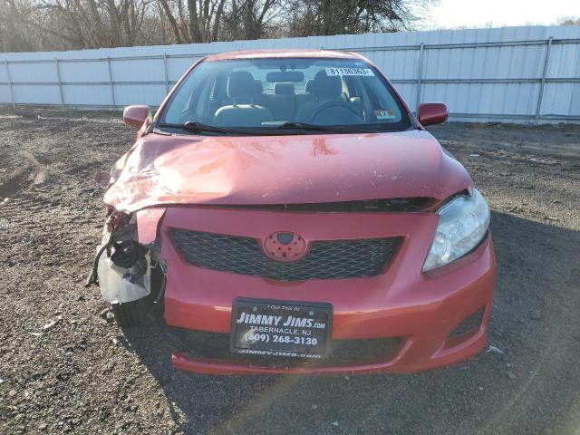 JTDBL40E49J052368 - 2009 TOYOTA COROLLA BASE RED photo 5