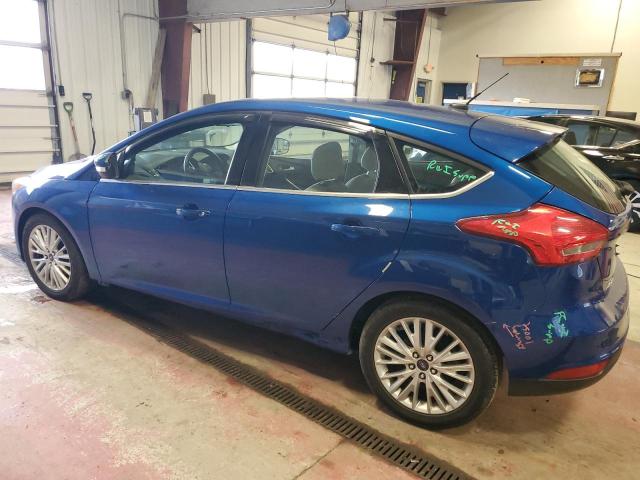 1FADP3N24JL294467 - 2018 FORD FOCUS TITANIUM BLUE photo 2