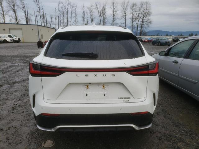 JTJKGCEZ2N2001107 - 2022 LEXUS NX 350 WHITE photo 6