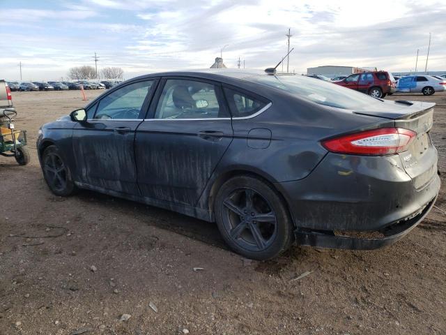 3FA6P0H7XGR354292 - 2016 FORD FUSION SE GRAY photo 2