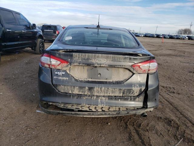 3FA6P0H7XGR354292 - 2016 FORD FUSION SE GRAY photo 6