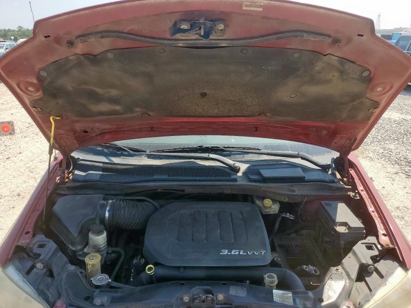 2C4RC1CG2DR716746 - 2013 CHRYSLER TOWN & COU TOURING L BURGUNDY photo 12