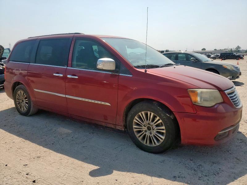 2C4RC1CG2DR716746 - 2013 CHRYSLER TOWN & COU TOURING L BURGUNDY photo 4
