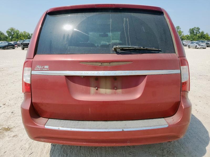 2C4RC1CG2DR716746 - 2013 CHRYSLER TOWN & COU TOURING L BURGUNDY photo 6
