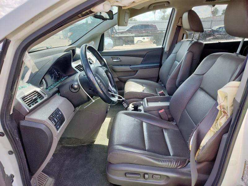 5FNRL5H69FB098976 - 2015 HONDA ODYSSEY EXL თეთრი ფოტო 7