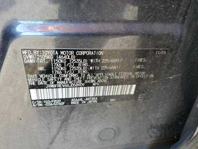 JTMBFREV6GJ058909 - 2016 TOYOTA RAV4 LE GRAY photo 13