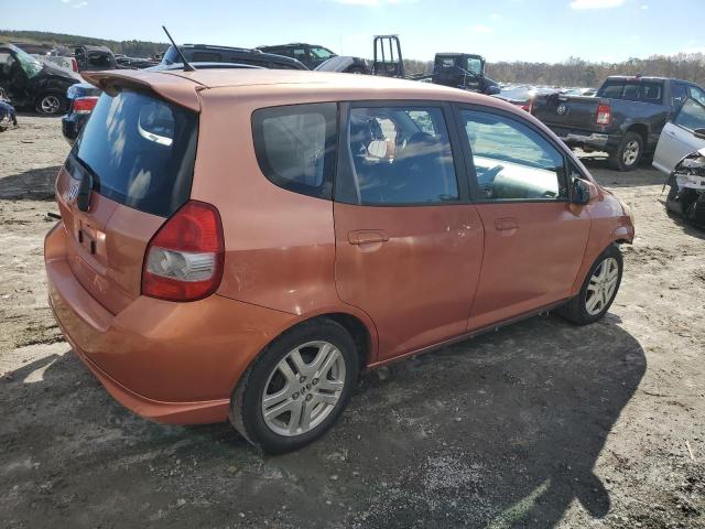 JHMGD38687S015341 - 2007 HONDA FIT S 橙色 照片 3