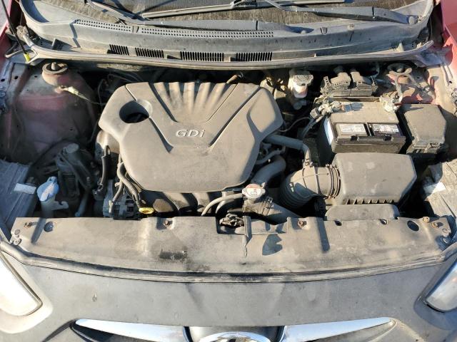 KMHCU4AE1DU291640 - 2013 HYUNDAI ACCENT GLS RED photo 11