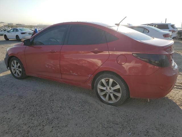 KMHCU4AE1DU291640 - 2013 HYUNDAI ACCENT GLS RED photo 2