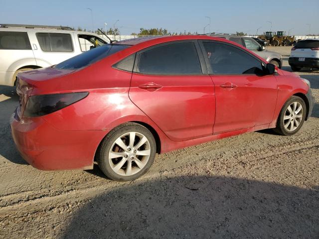 KMHCU4AE1DU291640 - 2013 HYUNDAI ACCENT GLS RED photo 3
