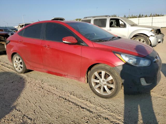 KMHCU4AE1DU291640 - 2013 HYUNDAI ACCENT GLS RED photo 4