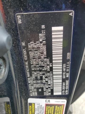 4T3ZK3BBXAU029911 - 2010 TOYOTA VENZA BLACK photo 12