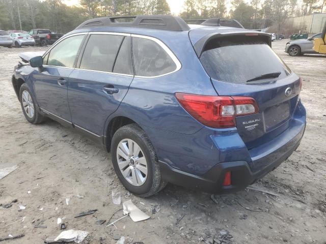 4S4BSAHC6K3392275 - 2019 SUBARU OUTBACK 2.5I PREMIUM BLUE photo 2